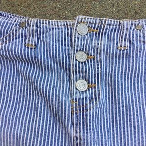 No Boundaries striped skirt